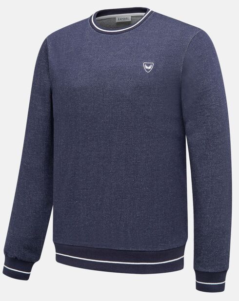 Kold marineblauw sweatshirt