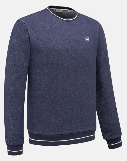 Kold marineblauw sweatshirt