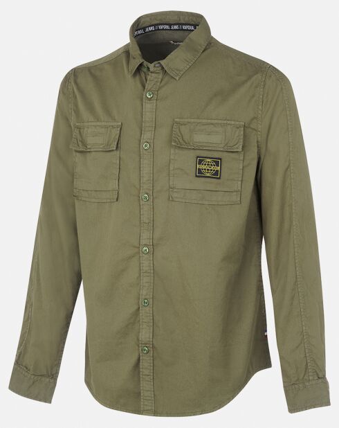 Camicia Stern kaki chiaro