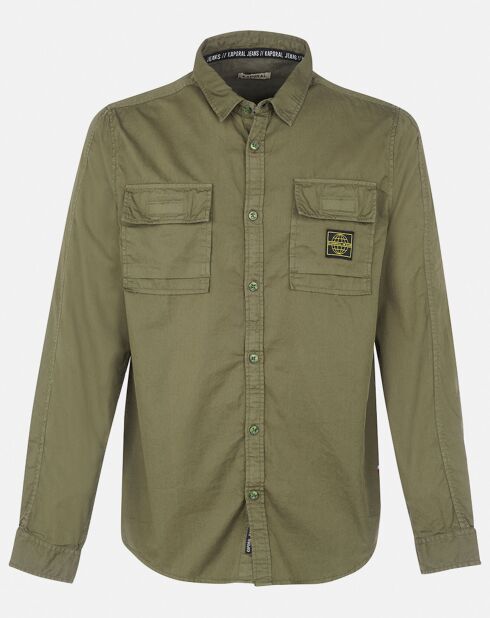 Camicia Stern kaki chiaro