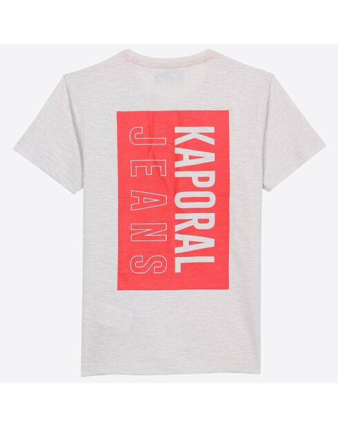 T-Shirt en Coton Manches Courtes gris perle