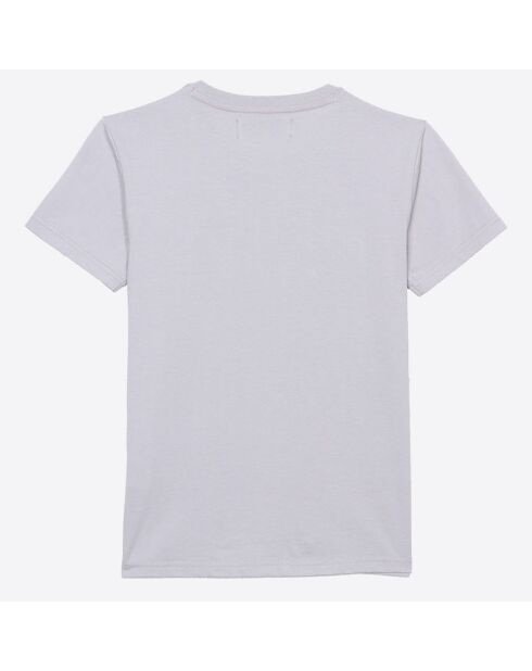 T-Shirt 100% Coton Bio Manches Courtes gris perle
