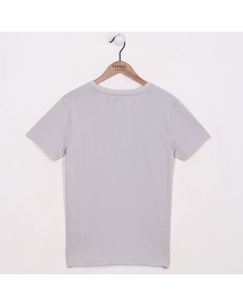 T-Shirt 100% Coton Bio Manches Courtes gris perle