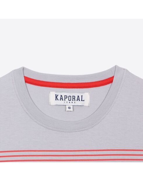 T-Shirt 100% Coton Bio Manches Courtes gris perle
