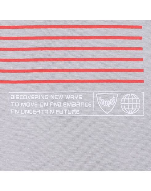 T-Shirt 100% Coton Bio Manches Courtes gris perle