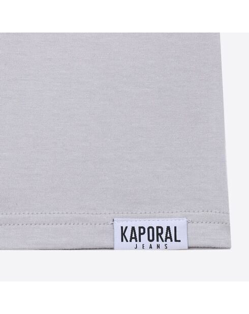T-Shirt 100% Coton Bio Manches Courtes gris perle