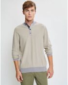 Pull col montant Armur beige