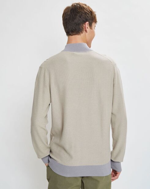 Pull col montant Armur beige