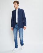 Blazer en Laine doublure amovible bleu foncé