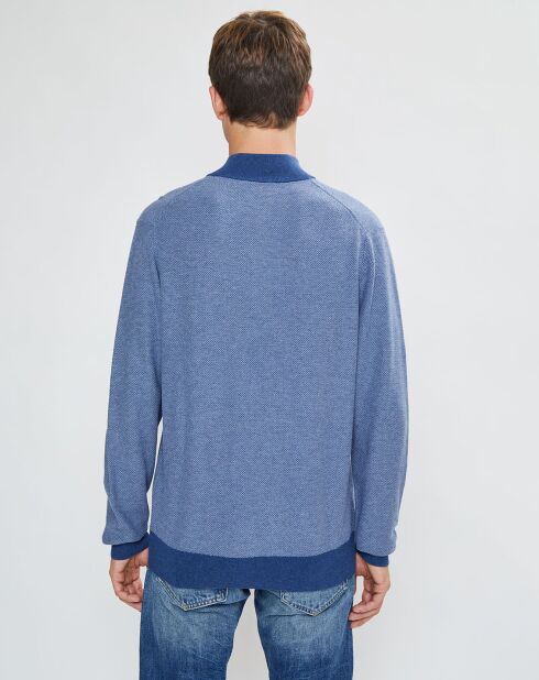 Pull col montant Armur bleu moyen