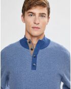 Pull col montant Armur bleu moyen