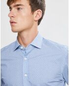 Chemise Slim Fit imprimée Color bleu ciel