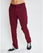 Pantalon chino Gans contraste poche bordeaux