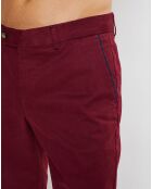 Pantalon chino Gans contraste poche bordeaux