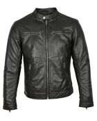 Veste en Cuir Jordy noir