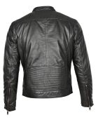Veste en Cuir Jordy noir