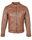 Veste en Cuir Jordy cognac