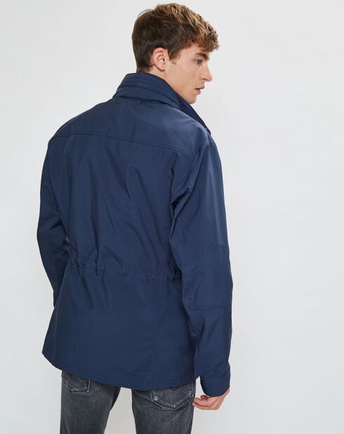 Parka en Nylon bleue