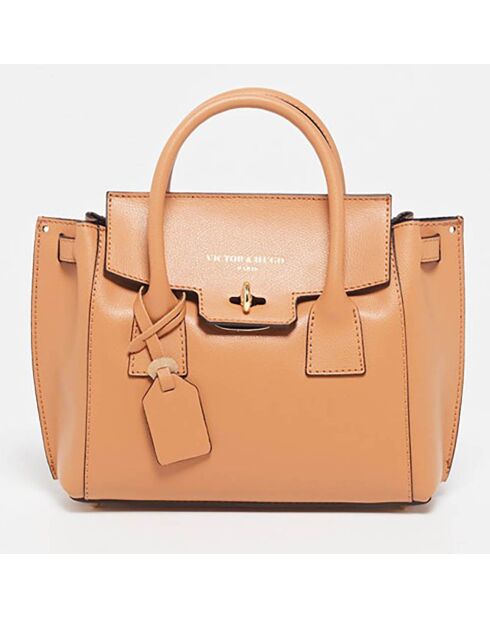 Jeny Handtasche aus Kamelleder - 25x19x7 cm