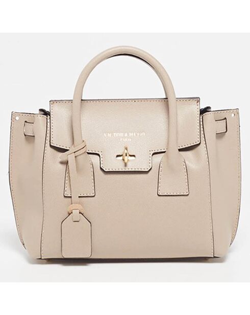 Bolso de mano Jeny Light Taupe - 25x19x7 cm