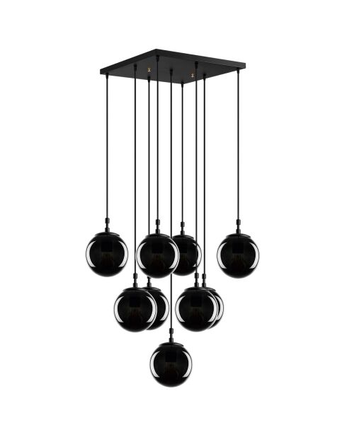 Lustre Efe noire - 78x78x110 cm