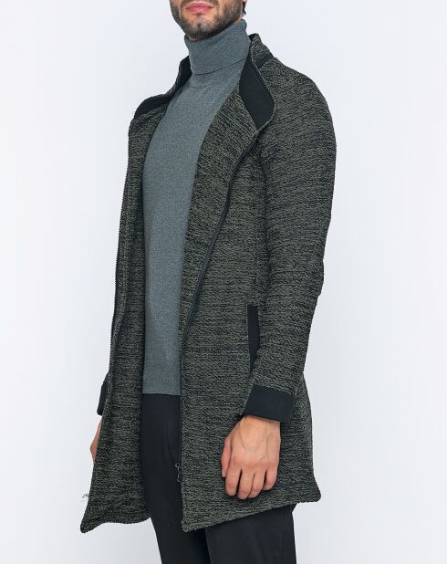 Manteau Sam kaki/noir