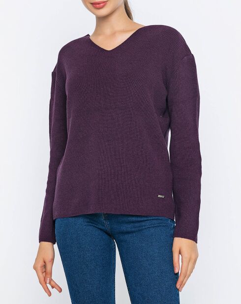 Pull Léa violet