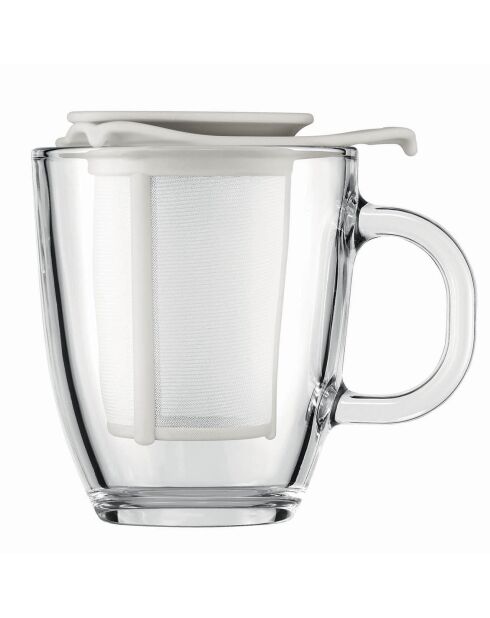 Infuseur individuel Yo Yo Set blanc - 0.35 L