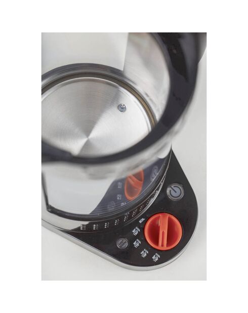 Bouilloire électrique double paroi régulateur de température Bistro noire - 1.1 L