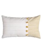 Housse de coussin Pinstripe jaune - 50x30 cm