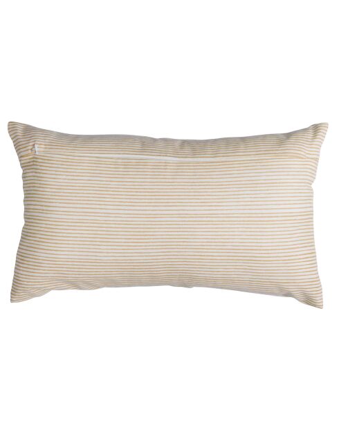 Housse de coussin Pinstripe jaune - 50x30 cm