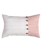 Housse de coussin Pinstripe terracotta - 50x30 cm