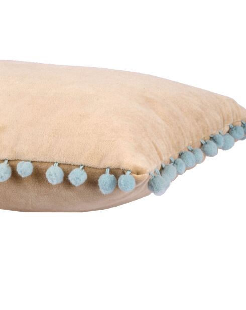 Housse de coussin  en Velours Avoriaz sable - 50x30 cm