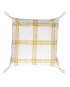 Housse de coussin Madras jaune - 50x50 cm