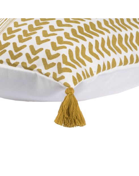 Housse de coussin Zanzibar jaune - 50x50 cm