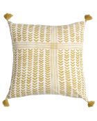 Housse de coussin Zanzibar jaune - 50x50 cm