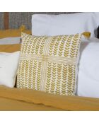 Housse de coussin Zanzibar jaune - 50x50 cm