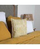 Housse de coussin Zanzibar jaune - 50x50 cm