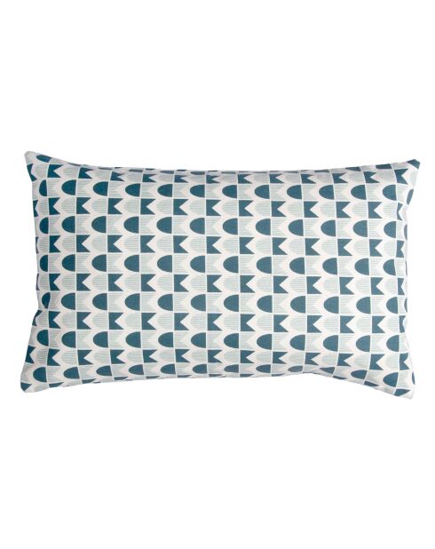 Housse de coussin d'extérieur Skandi bleue - 50x30 cm