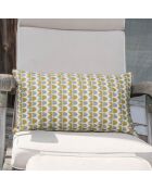 Housse de coussin d'extérieur Skandi jaune/kaki - 50x30 cm