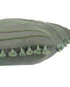 Housse de coussin Tanger verte - 50x50 cm