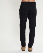 Pantalon chino stretch noir