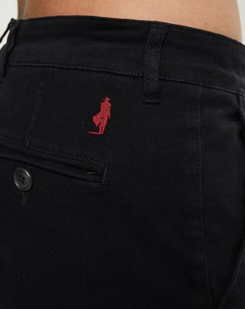 Pantalon chino stretch noir
