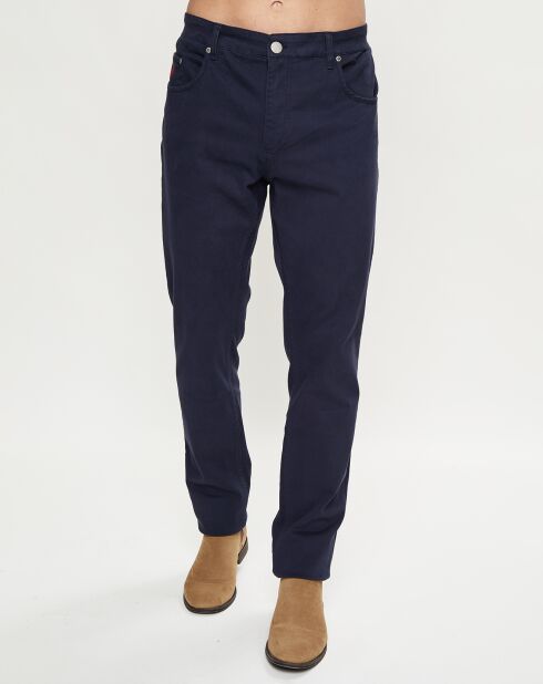 Reguläre marineblaue Hose mit 5 Taschen