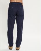 Pantalon regular 5 poches marine