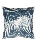 Housse de coussin d'extérieur Jungle bleue - 50x50 cm