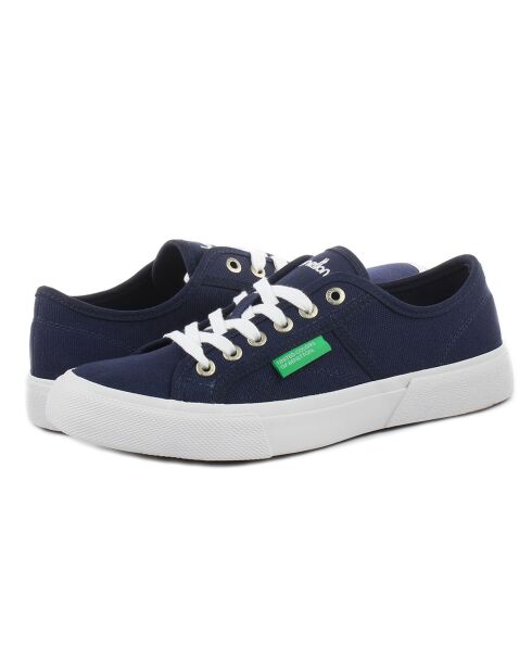 Marineblauwe sneakers van canvas Tyke