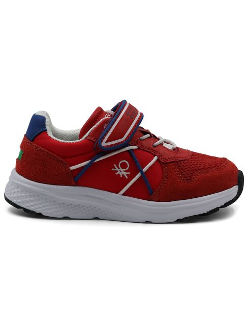 Baskets en Toile Ascent rouges
