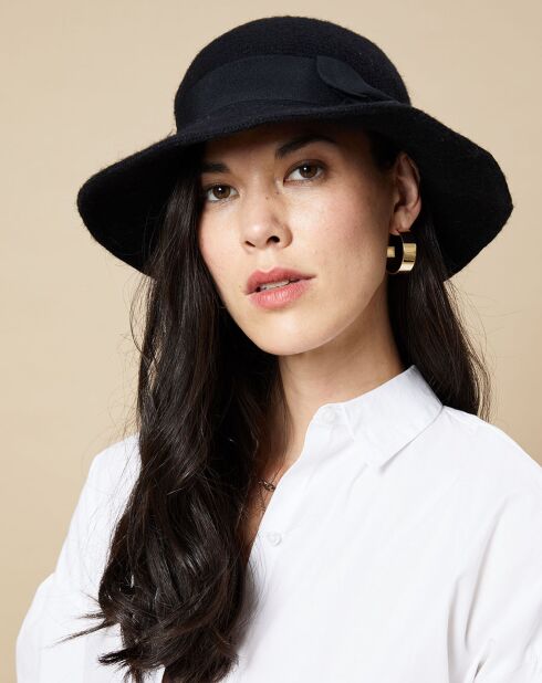 Chapeau en Laine Maryam noir