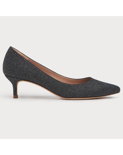 Escarpins Audrey Lurex gris - Talon 5 cm
